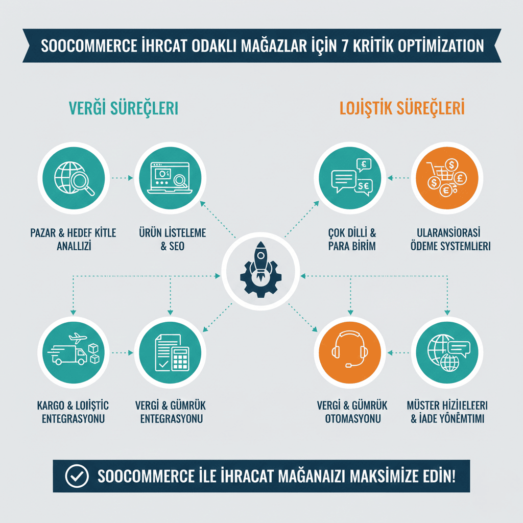 Soocommerce İhracat Odaklı Mağazalar İçin 7 Kritik Optimizasyon
