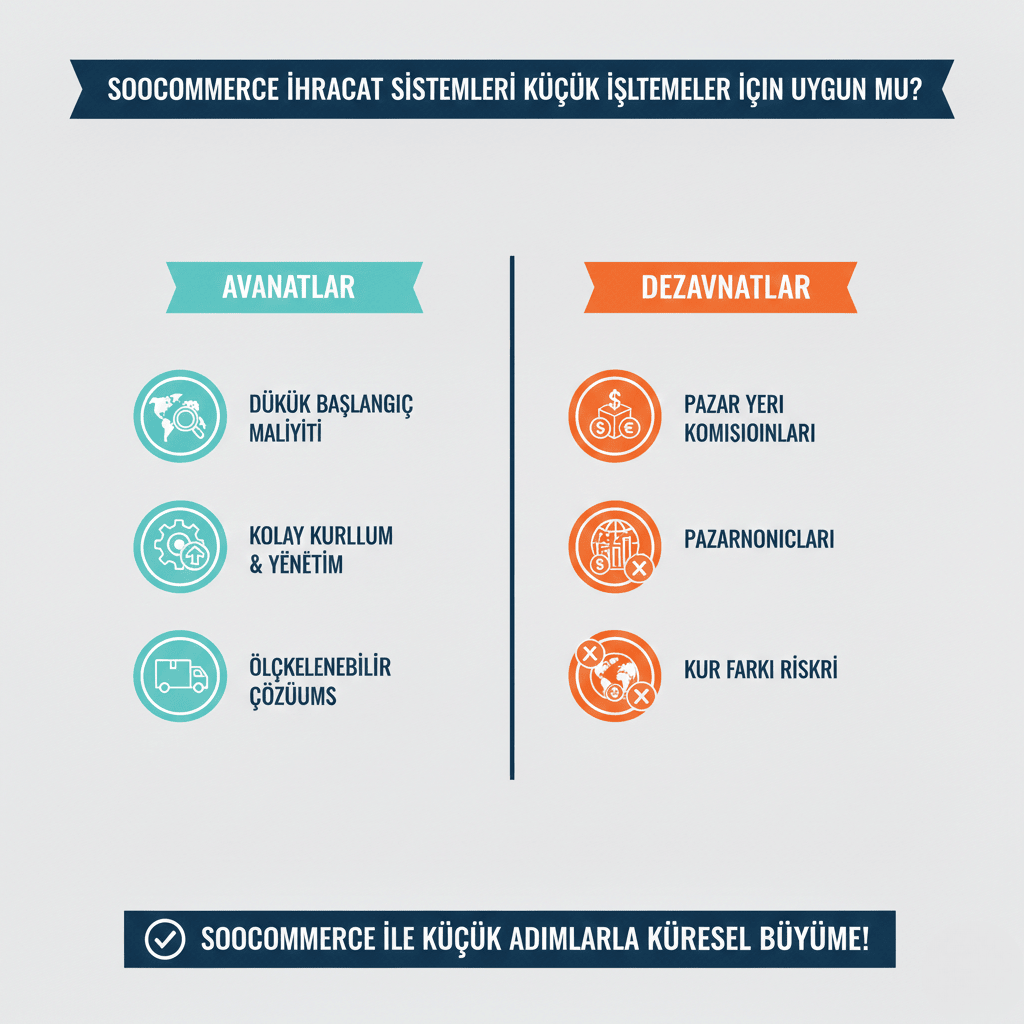 Soocommerce İhracat Sistemleri Küçük İşletmeler İçin Uygun mu?