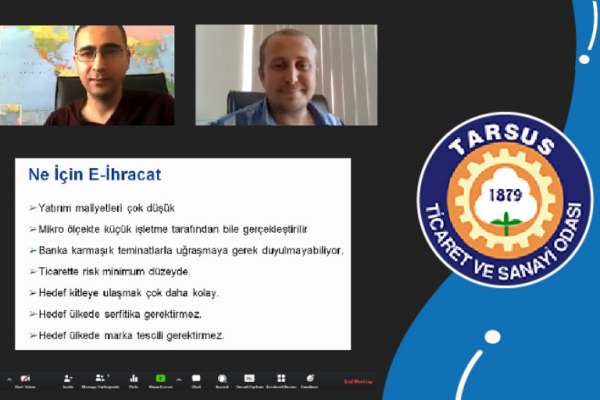 Online-Webinar der Handels- und Industriekammer Tarsus