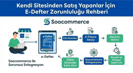 Kendi Sitesinden Satış Yapanlar İçin E-Defter Zorunluluğu Rehberi