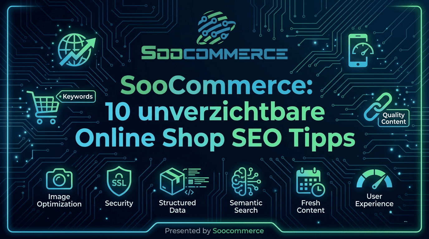 Soocommerce: 10 unverzichtbare Online Shop SEO Tipps
