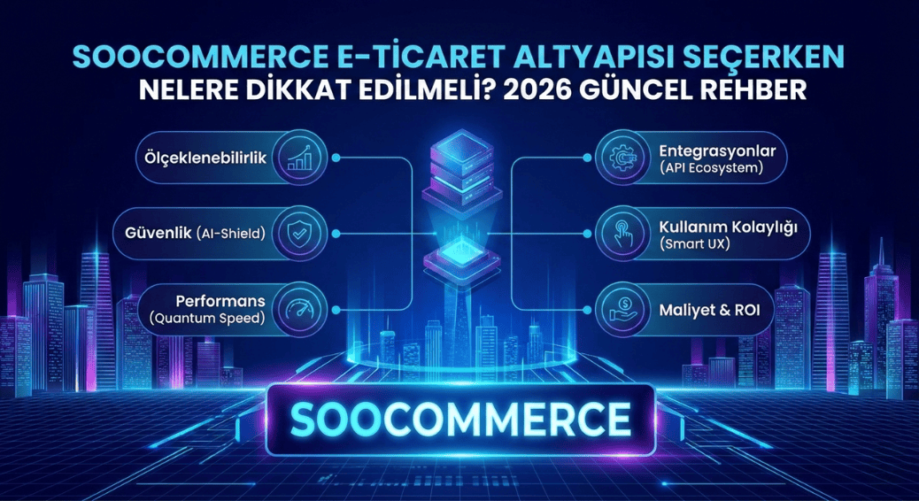 E-Ticaret Altyapısı Seçerken Nelere Dikkat Edilmeli? 2026 Güncel Rehber