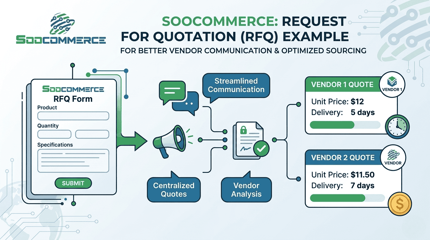 Soocommerce Request for Quotation Example for Better Vendor Communication