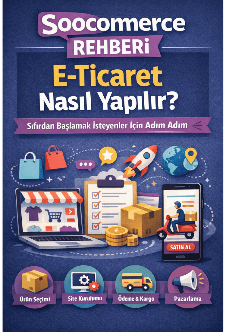 Soocommerce Rehberi: E-Ticaret Nasıl Yapılır? Sıfırdan Başlamak İsteyenler İçin Adım Adım