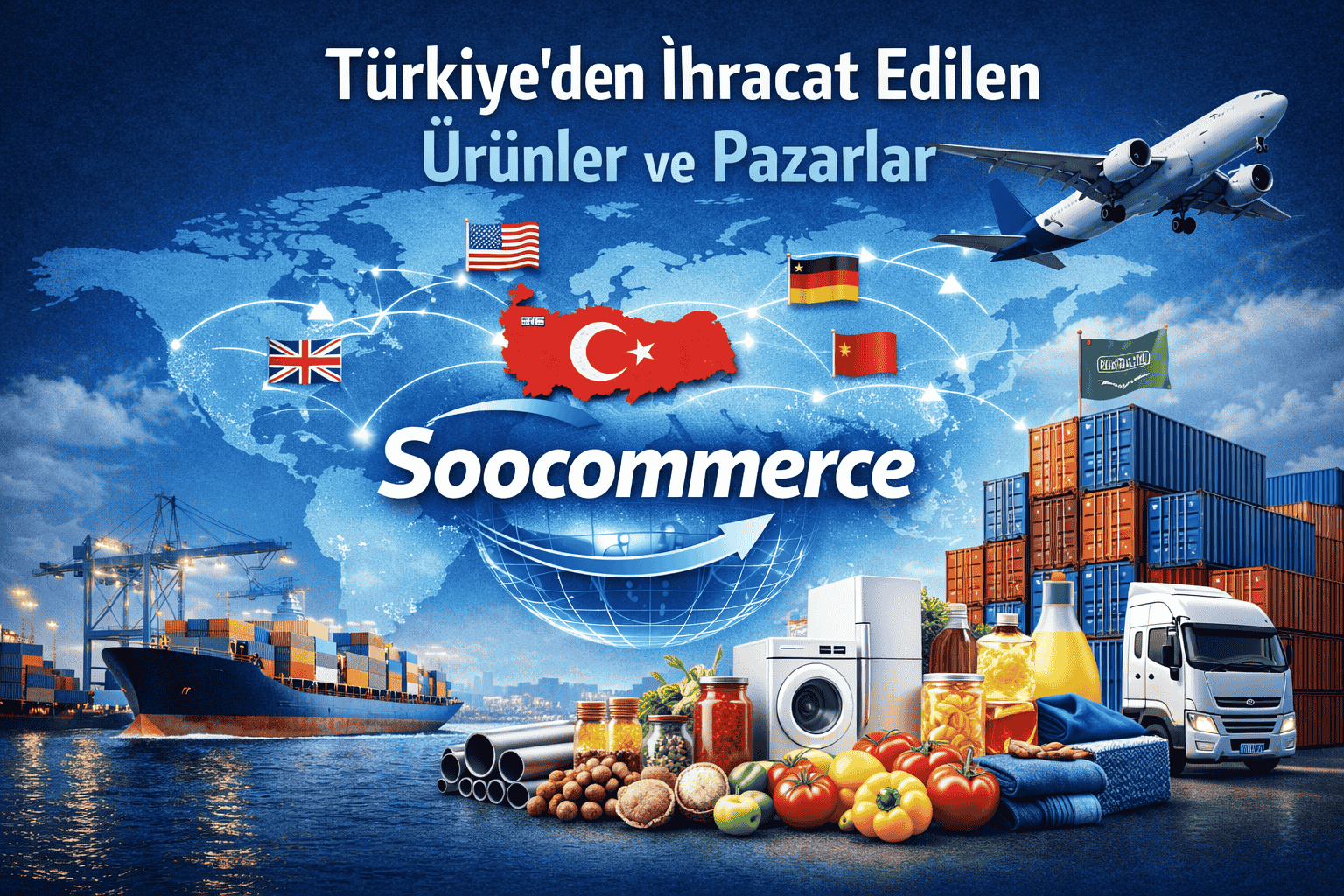 Türkiye’den İhracat Edilen Ürünler ve Pazarlar