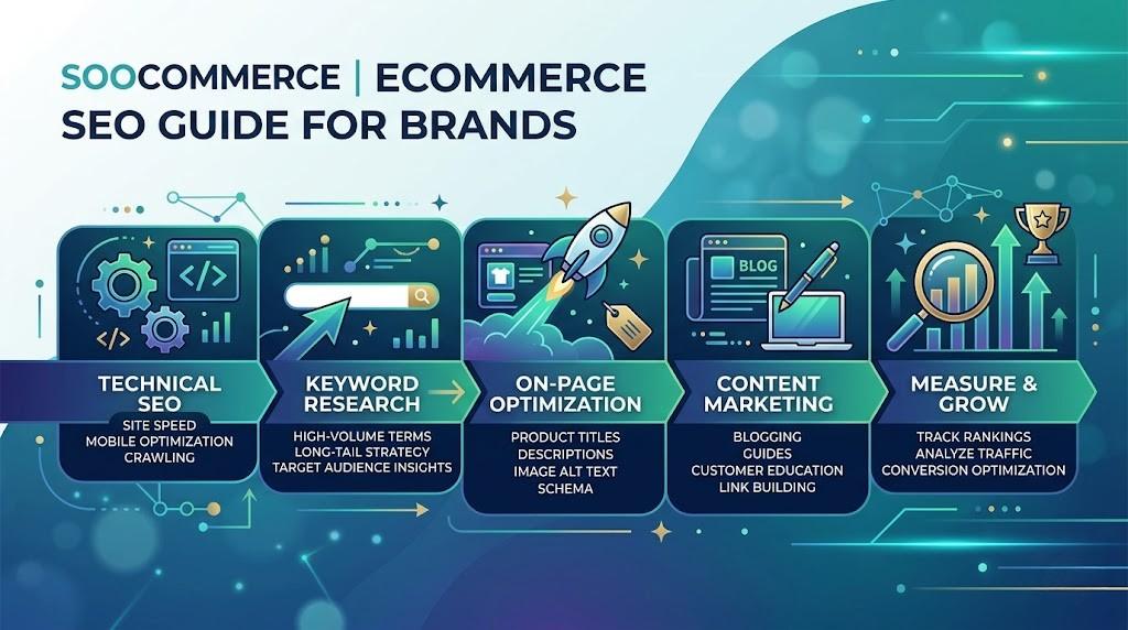 Ecommerce SEO Agency Guide for Brands | Soocommerce