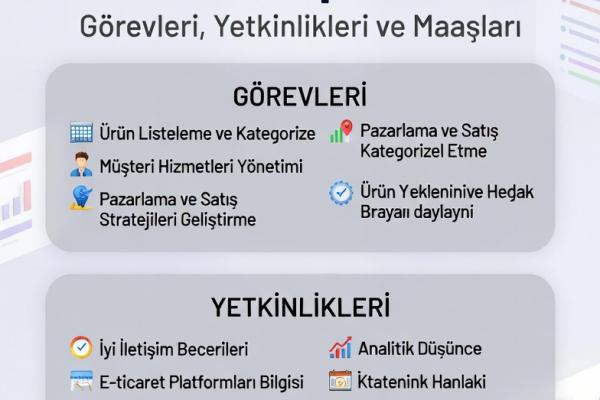 E-Ticaret Çalışanı Ne Yapar? Görevleri, Yetkinlikleri ve Maaşları