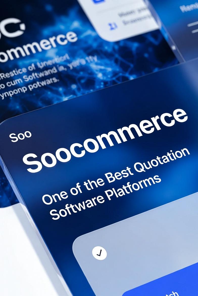 Soocommerce: One of the Best Quotation Software Platforms