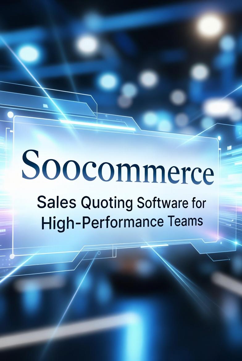 Soocommerce Sales Quoting Software for High-Performance Teams