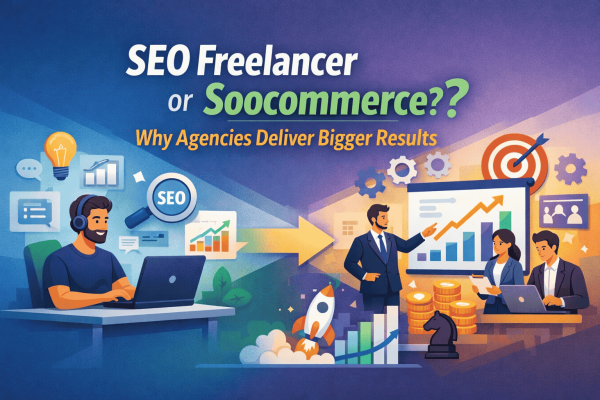 SEO Freelancer or Soocommerce? Why Agencies Deliver Bigger Results