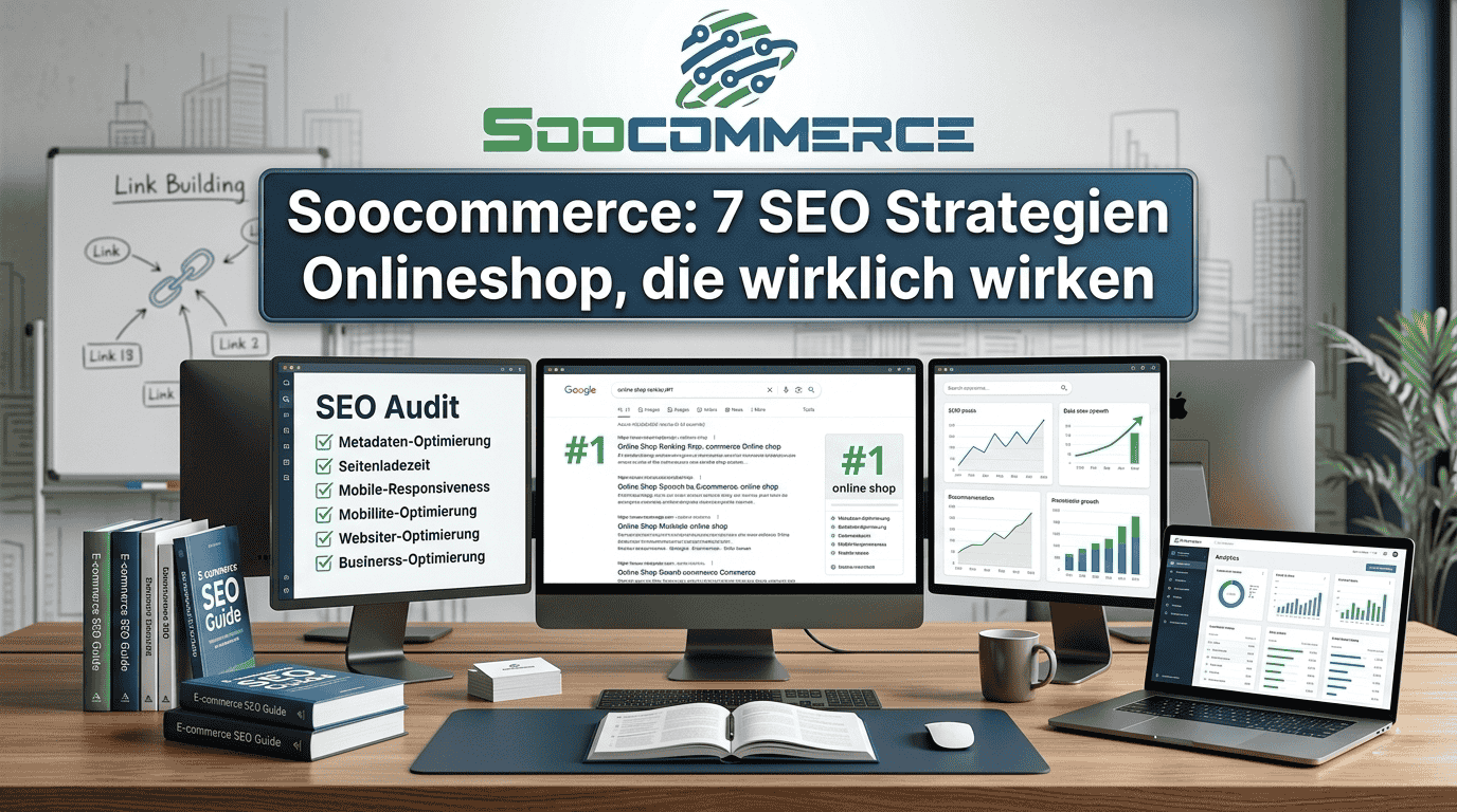 Soocommerce: 7 SEO Strategien Onlineshop, die wirklich wirken
