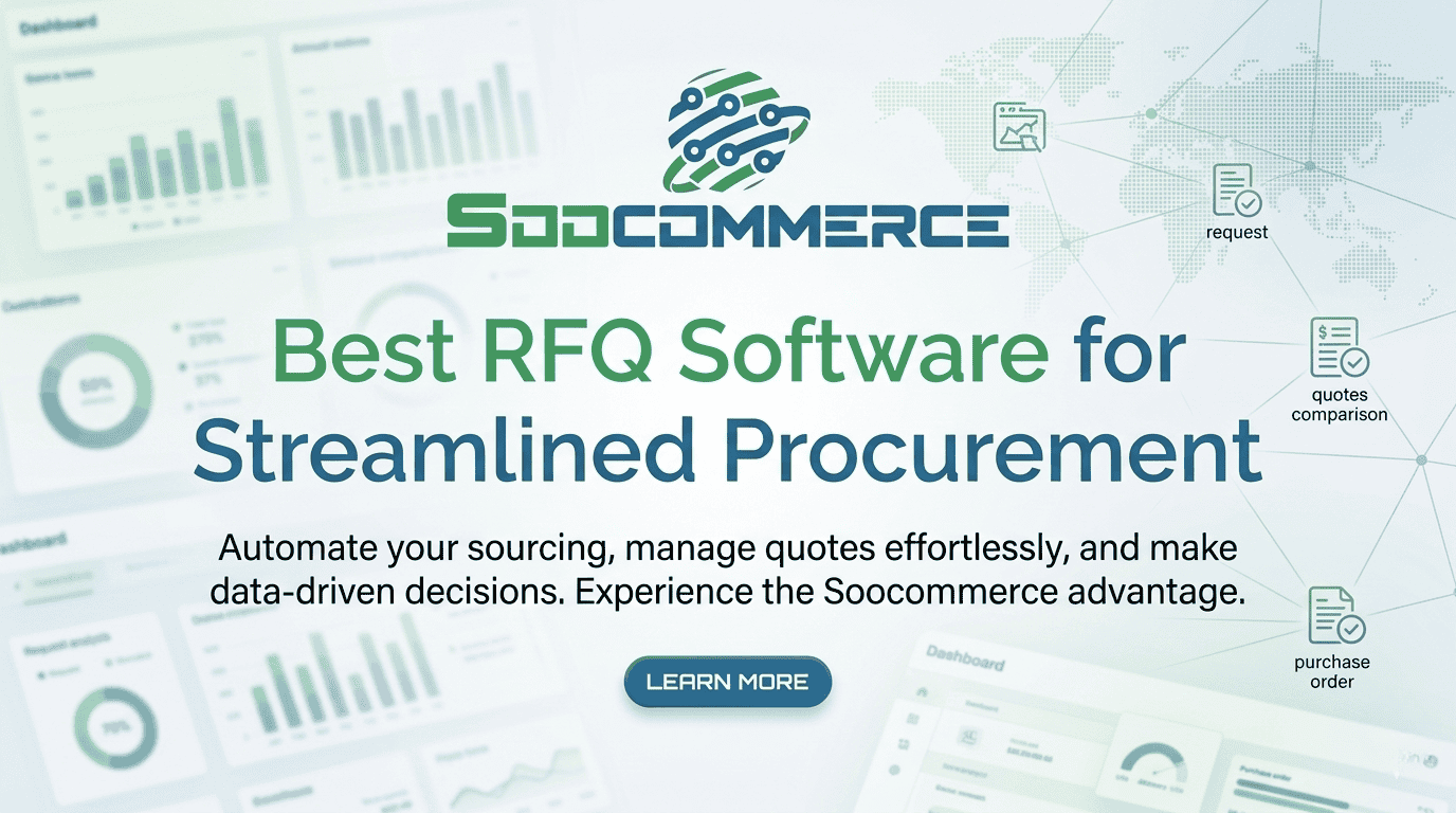 Soocommerce Best RFQ Software for Streamlined Procurement