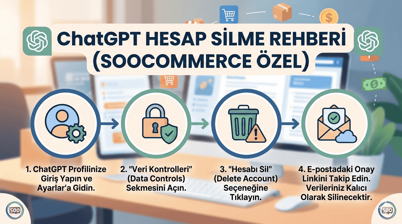 ChatGPT Hesap Silme Rehberi — Soocommerce Adım Adım Anlatıyor