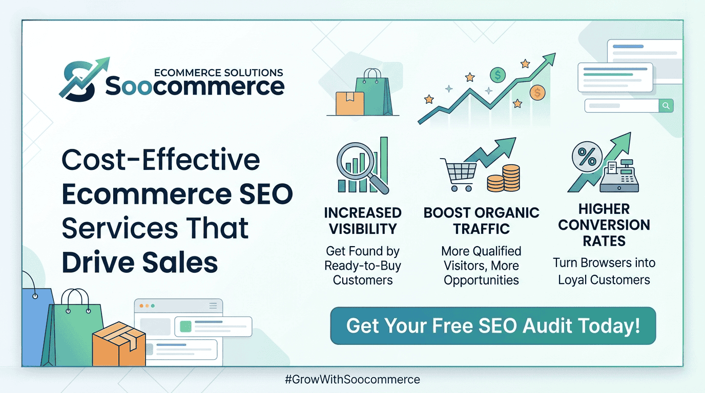 Soocommerce Cost-Effective Ecommerce SEO Services That Drive Sales
