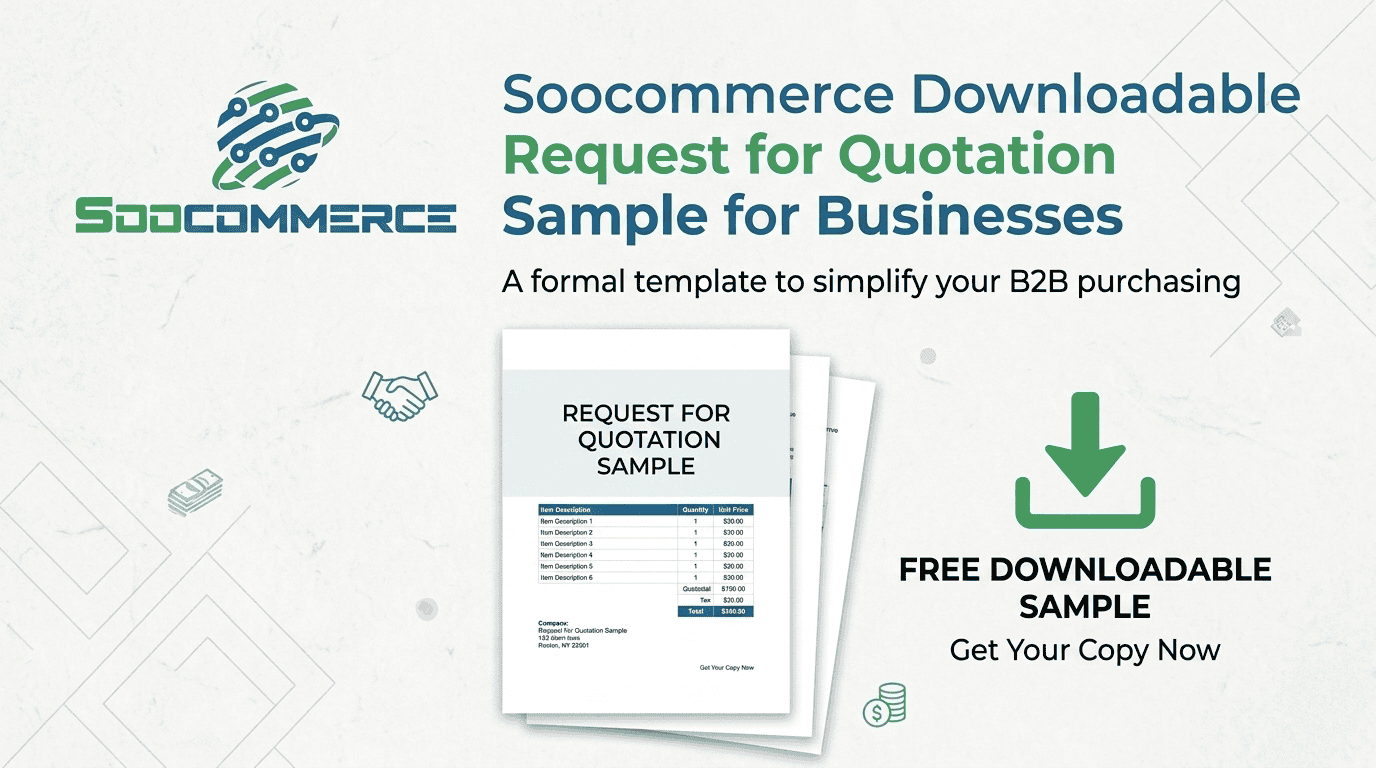 Soocommerce Downloadable Request for Quotation Sample for Businesses