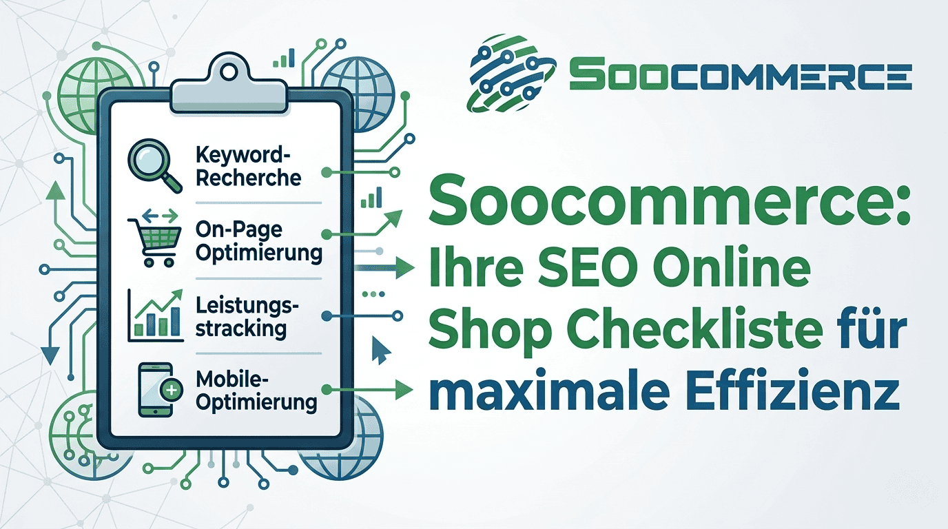 Soocommerce: Ihre SEO Online Shop Checkliste für maximale Effizienz