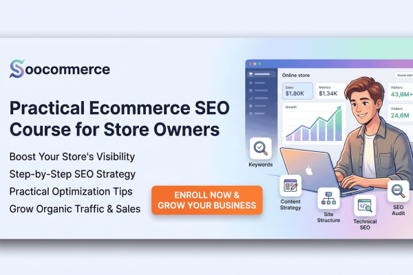 Soocommerce Practical Ecommerce SEO Course for Store Owners