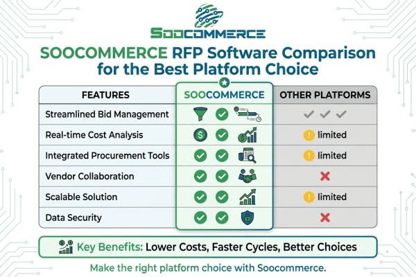 Soocommerce RFP Software Comparison for the Best Platform Choice