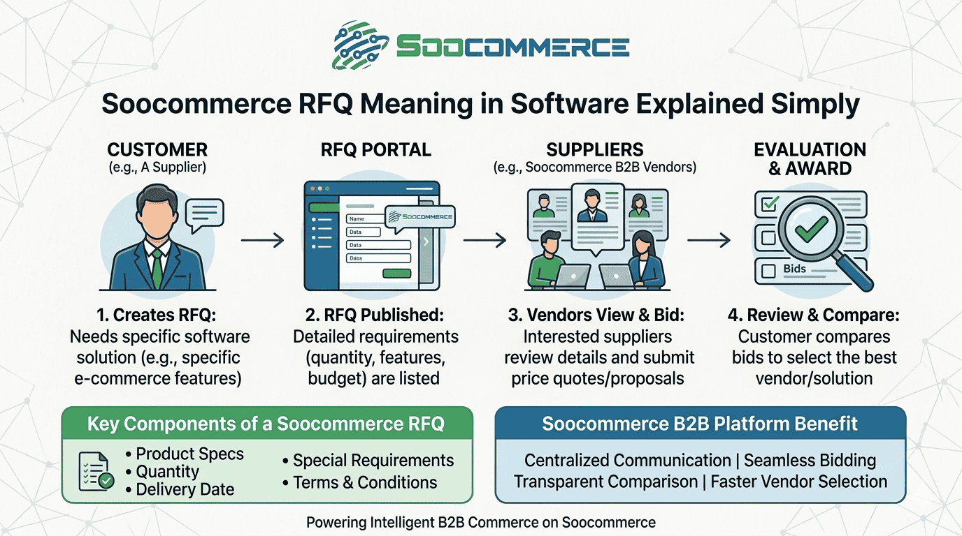 Soocommerce RFQ Meaning in Software Explained Simply