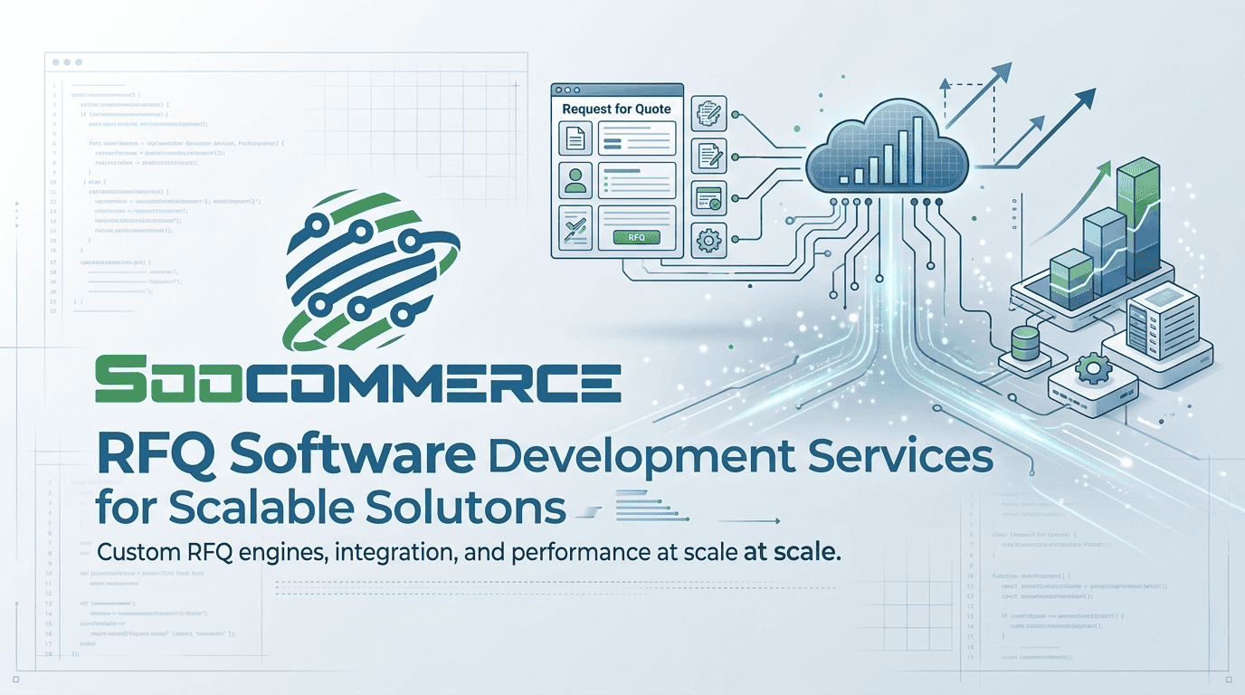 Soocommerce RFQ Software Development Services for Scalable Solutions