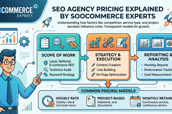 SEO Agency Pricing Explained by Soocommerce Experts