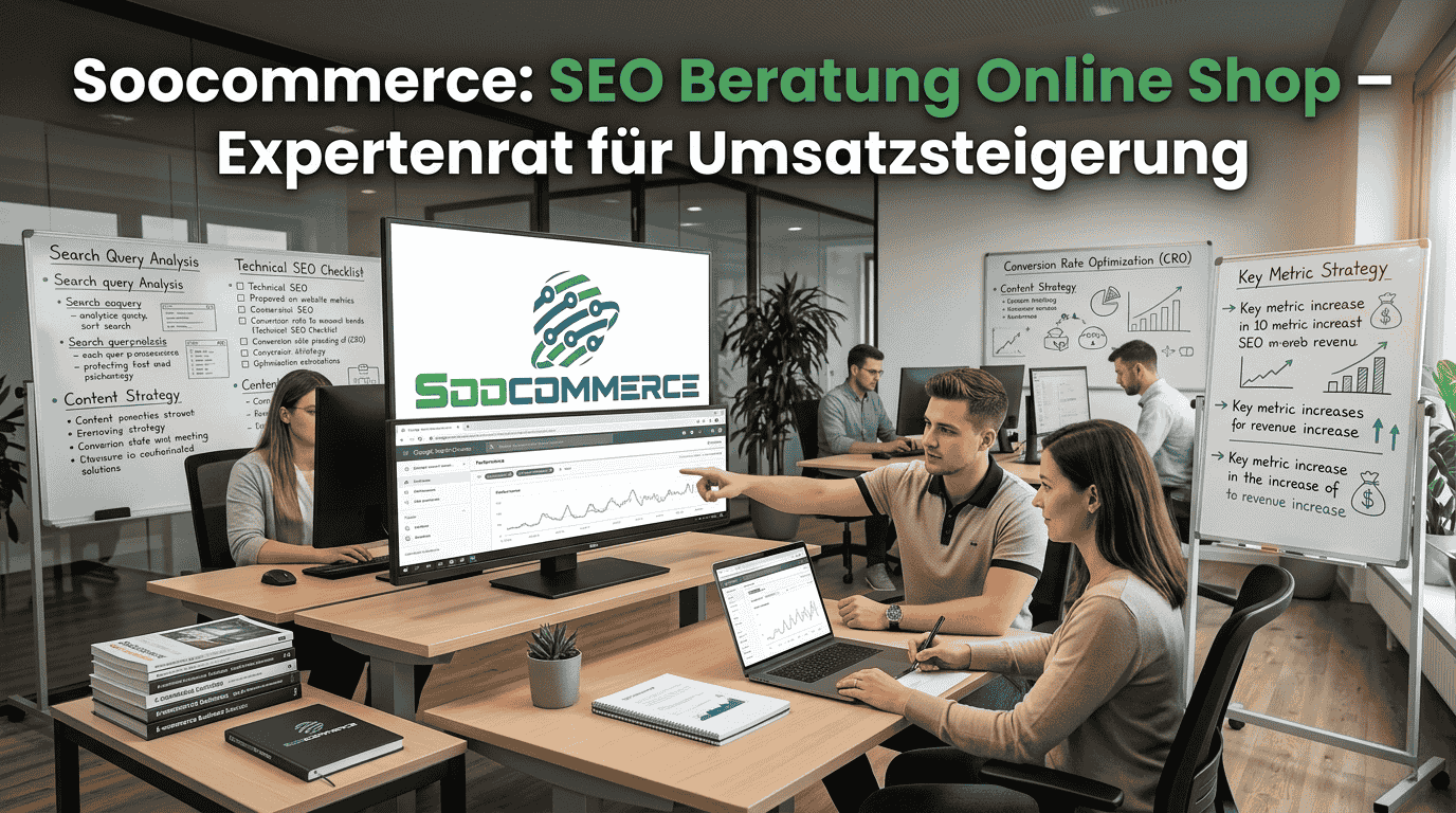 Soocommerce: SEO Beratung Online Shop – Expertenrat für Umsatzsteigerung