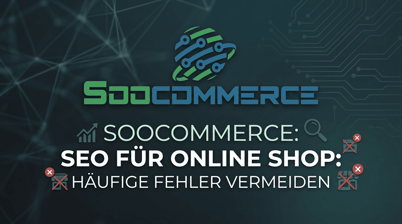 Soocommerce: SEO für Online Shop: Häufige Fehler vermeiden