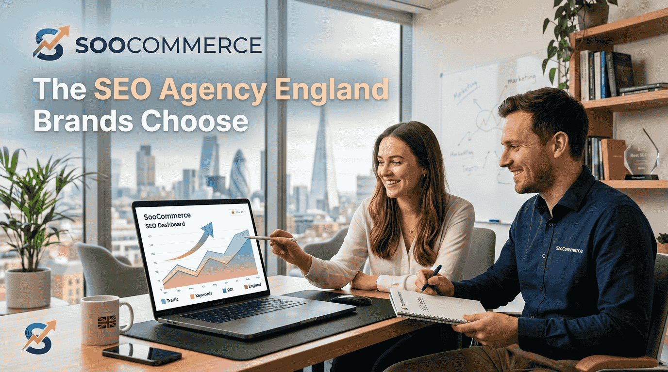 Soocommerce: The SEO Agency England Brands Choose