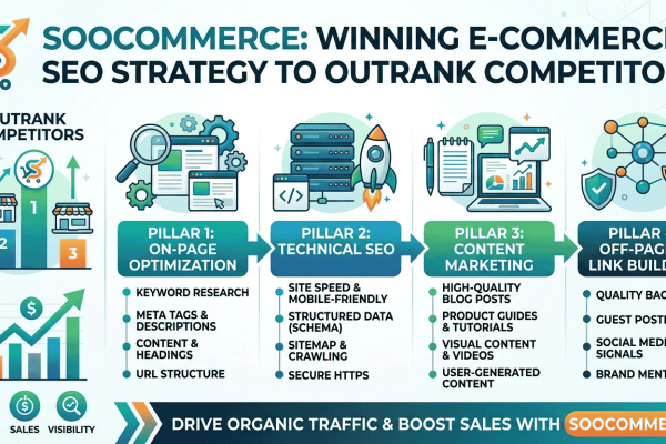 Soocommerce Winning Ecommerce SEO Strategy to Outrank Competitors