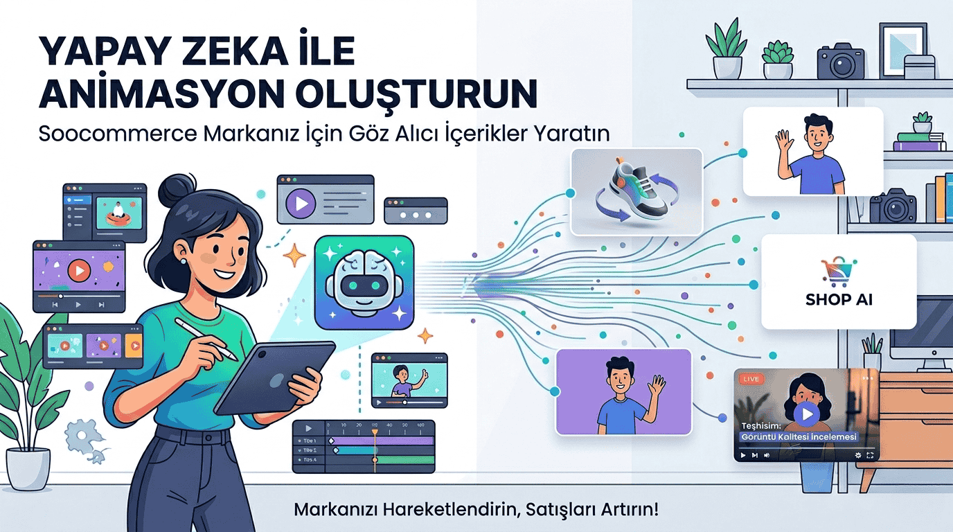 Yapay Zeka ile Animasyon Yapma: Soocommerce Adım Adım Kılavuzu