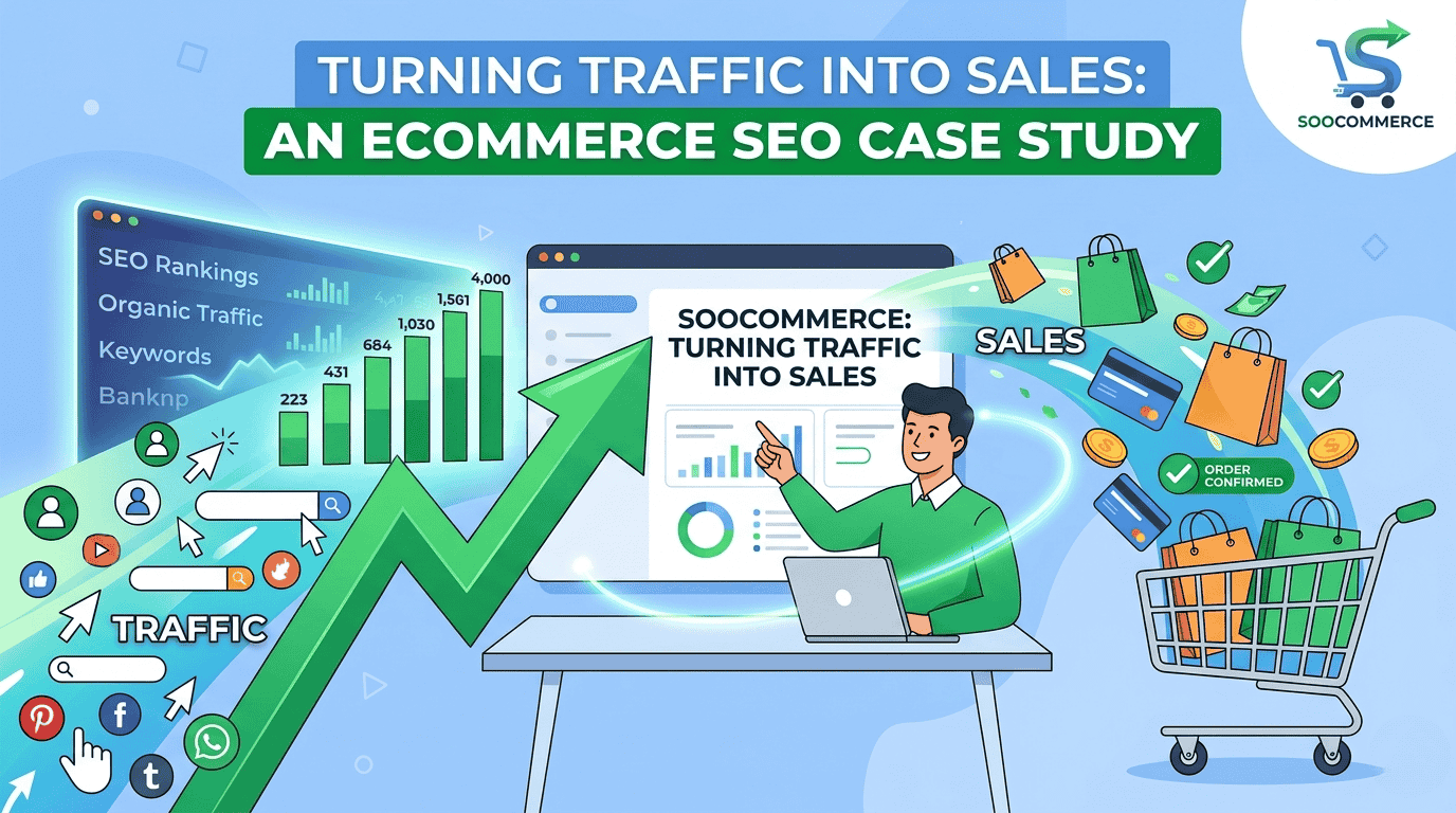 Soocommerce Ecommerce SEO Case Study: Turning Traffic into Sales